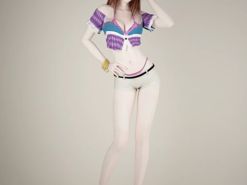 Girl 3D Model