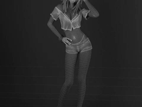 女の子 3Dモデル