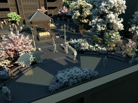 Urban architecture 3D Model