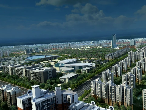 Urban architecture 3D Model