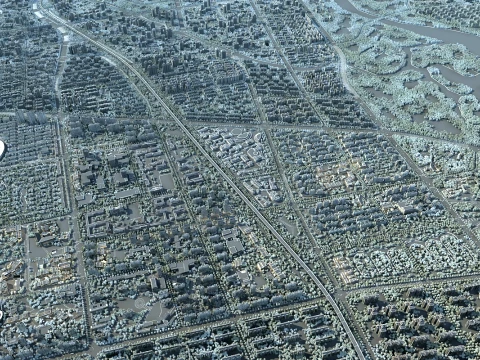 Urban architecture 3D Model