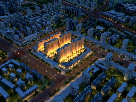 Urban architecture 3D Model