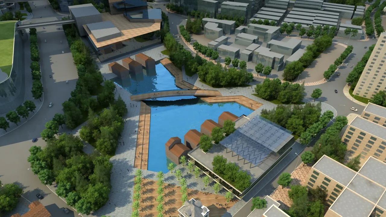 都市建築 3Dモデル .c4d .max .obj .3ds .fbx .stl .blend 