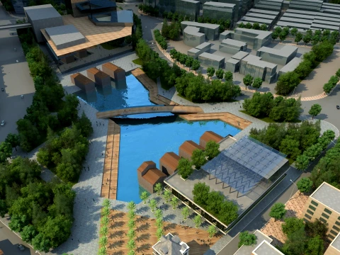 Urban architecture 3D Model