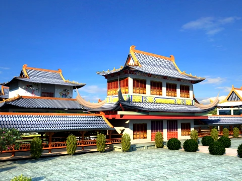 Ancient architecture 3D Model
