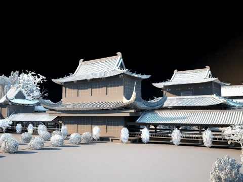 古代建築 3Dモデル