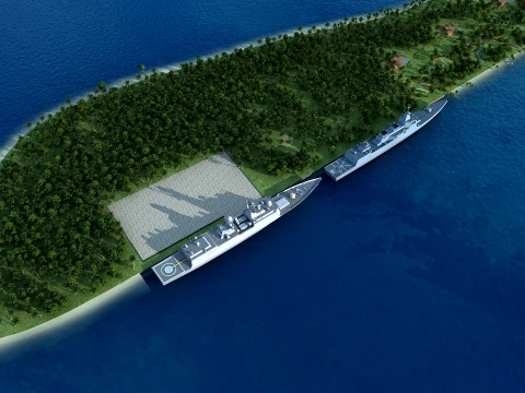 Island 3D Model