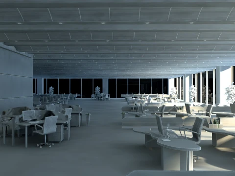 オフィスビル 3Dモデル