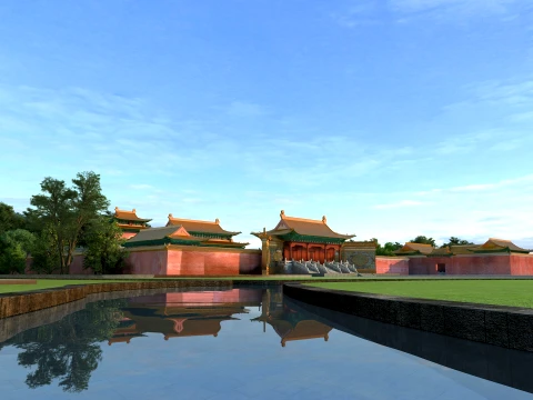 寺 3Dモデル