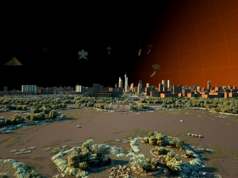 Square 3D Model