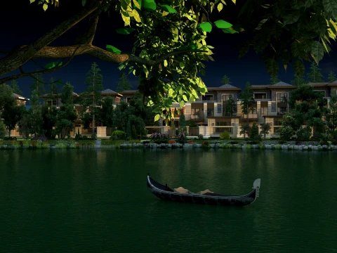 Village 3D Model