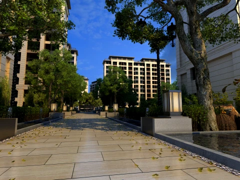 Urban architecture 3D Model