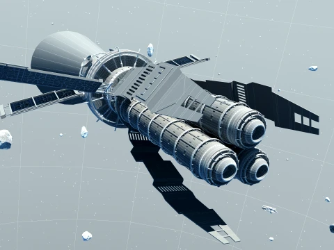 衛星 3Dモデル