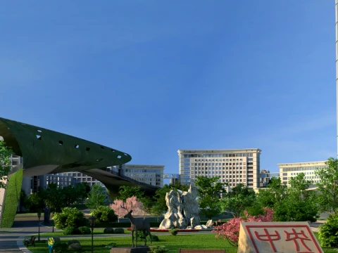 Городская архитектура 3D Модель