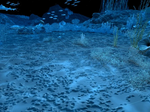 海底 3Dモデル