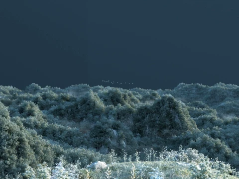 山 3Dモデル
