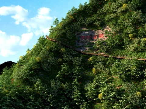 山 3Dモデル