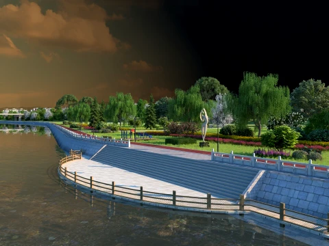 Park 3D Model