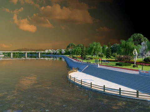 Park 3D Model