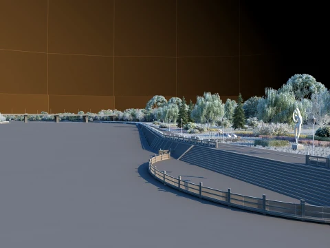 Park 3D Model