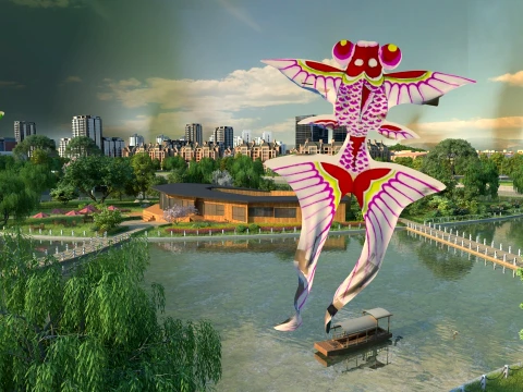 Sulak Alan Parkı 3D Model