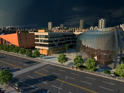 Architecture urbaine Modèle 3D