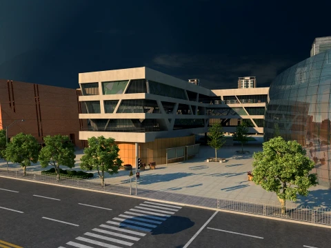 Urban architecture 3D Model
