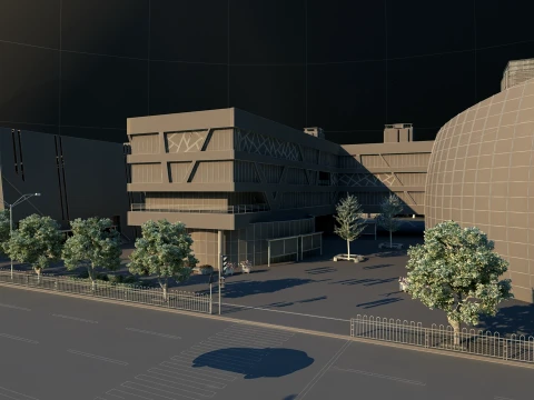 Urban architecture 3D Model
