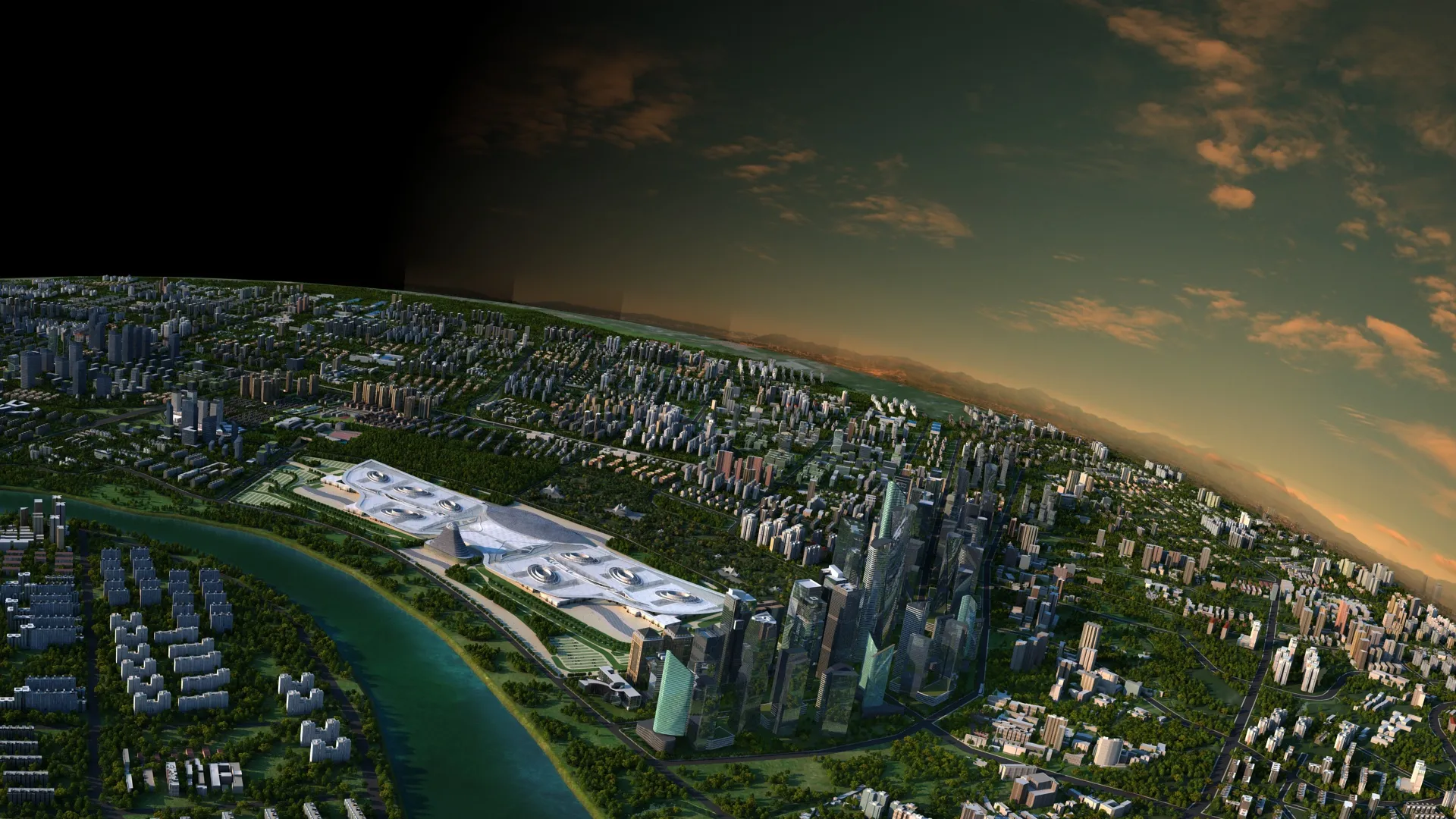 Urban architecture 3D Model .c4d .max .obj .3ds .fbx .stl .blend 