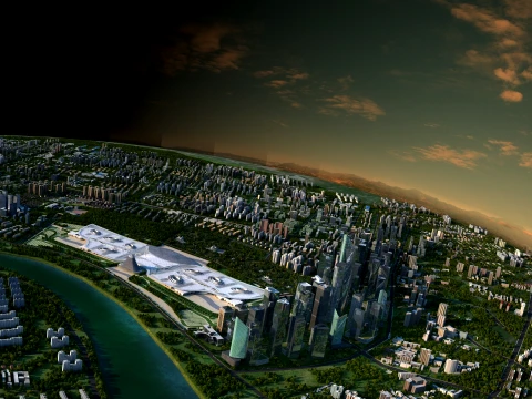 Stedelijke architectuur 3D Model