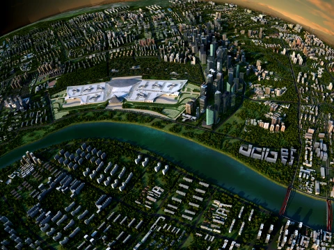 Urban architecture 3D Model