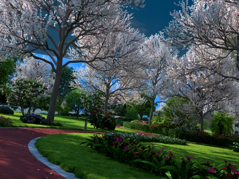 City park 3D Model
