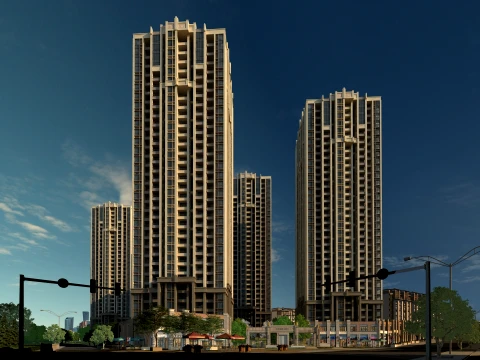 Urban architecture 3D Model
