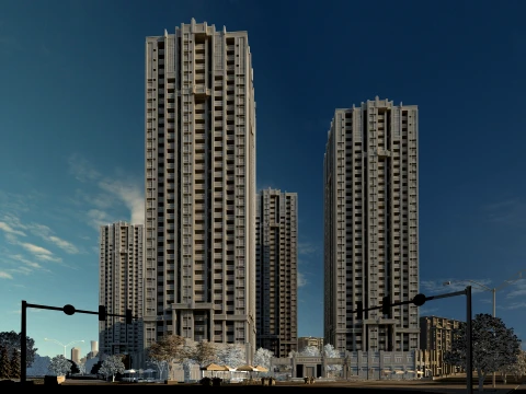 Urban architecture 3D Model