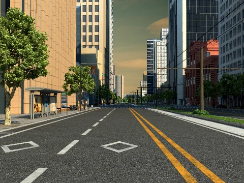 Stedelijke architectuur 3D Model