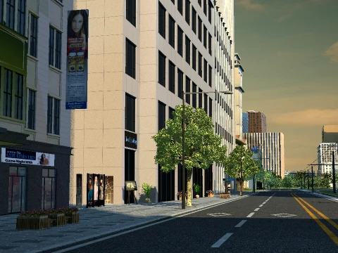 Urban architecture 3D Model