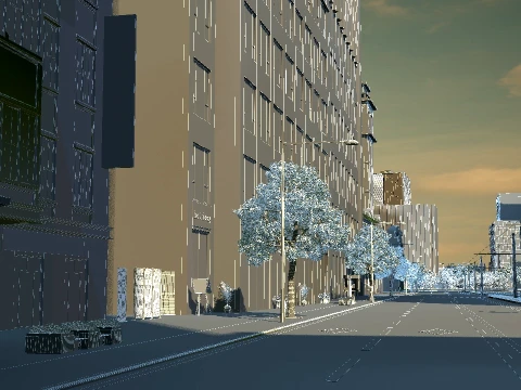 Urban architecture 3D Model