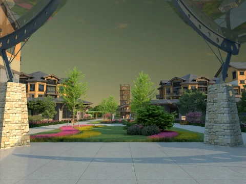 Starożytna architektura Model 3D