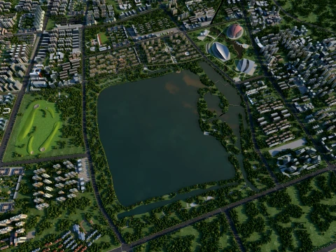 Urban architecture 3D Model