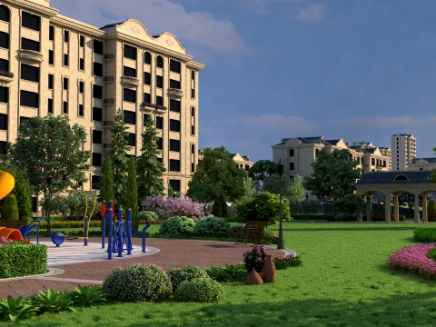 Architektura miejska Model 3D