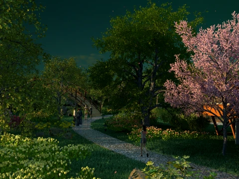Park 3D Model