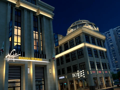 Urban architecture 3D Model
