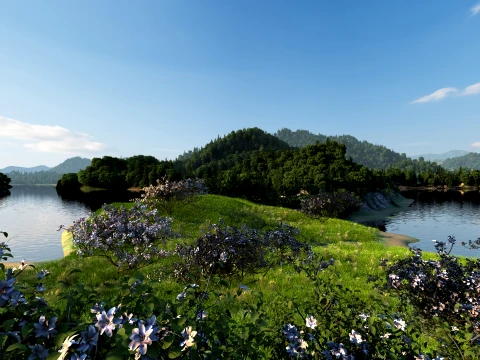 Park 3D Model