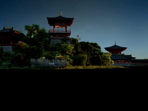 Ancient palace 3D Model