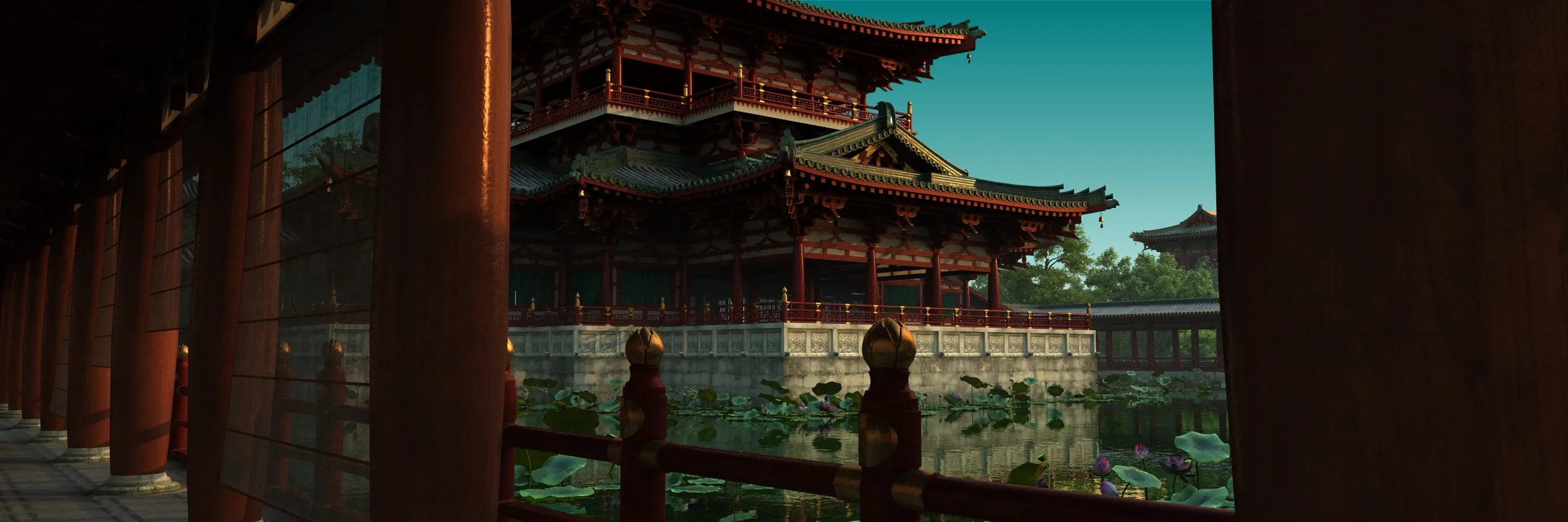 Ancient palace 3D Model .c4d .max .obj .3ds .fbx .stl .blend 