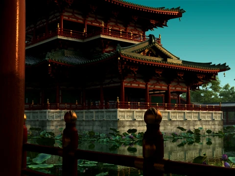 Oud paleis 3D Model
