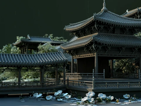 Ancient palace 3D Model