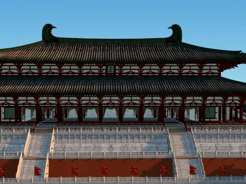 Ancient palace 3D Model