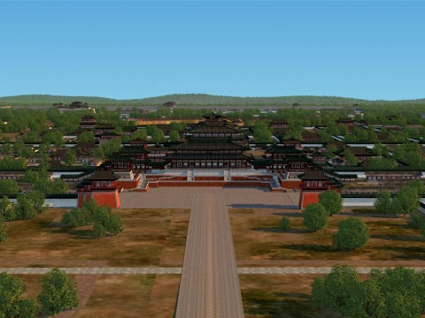 Ancient palace 3D Model