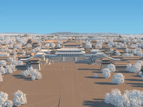 Ancient palace 3D Model